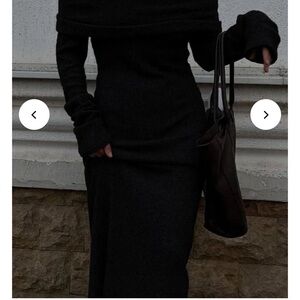 Chic Black Long Sleeve Dress